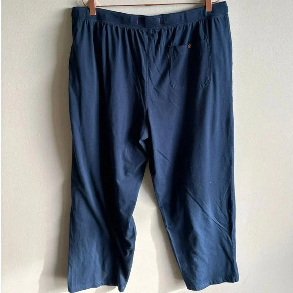 Tommy Bahama Mens Elastic Waistband Soft Lounge Pajama Pants Navy Blue Size XL - Picture 10 of 13